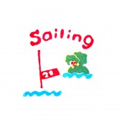 Pegatina Termo-Adhesiva - Sailing